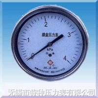 YE-150B不銹鋼膜盒壓力表